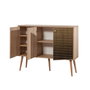 Hanah Home Mega-220 Consola Abstracta en Roble Sonoma